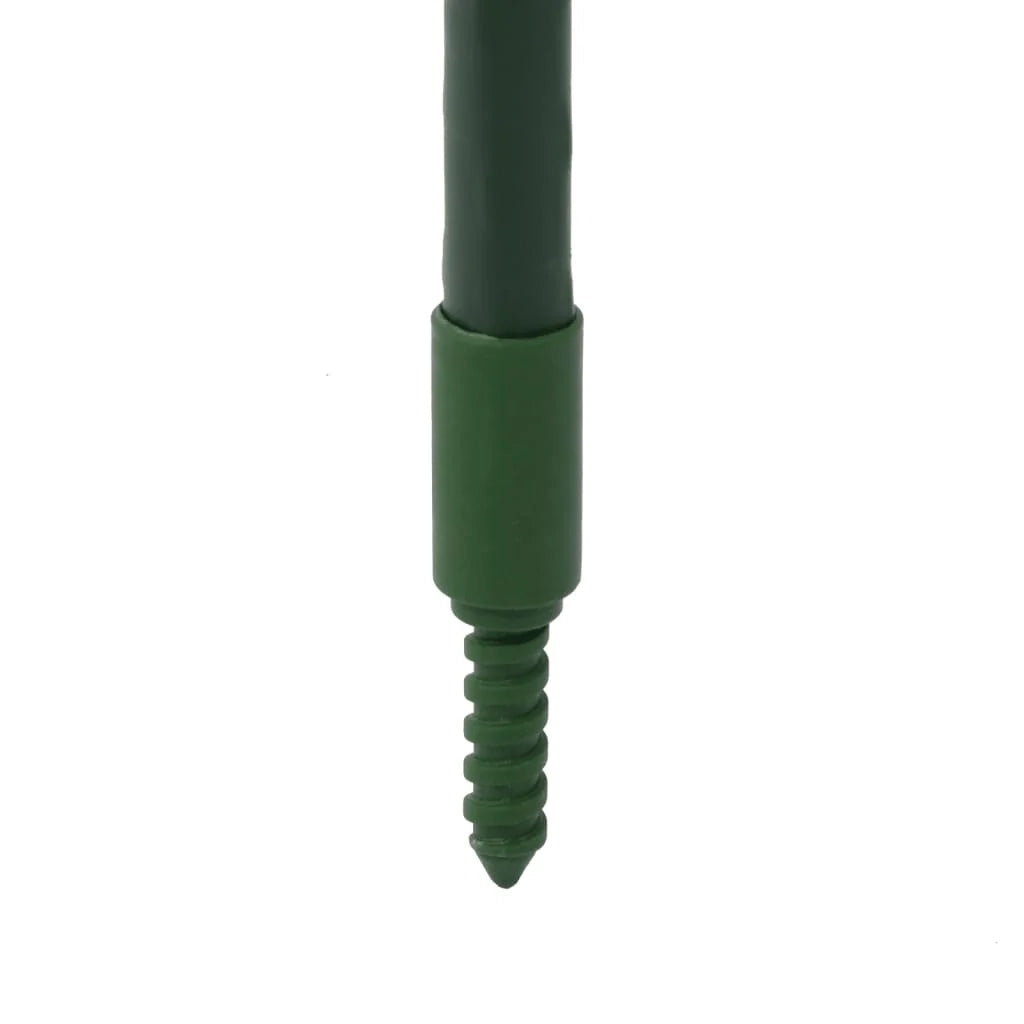 Set di 2 pratici supporti regolabili per pomodori 32 x 29 x 116 cm acciaio verde 02_0056680