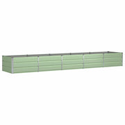 Fioriera | Cassetta per fiori | Vaso Verde 400 x 80 x 45 cm Acciaio