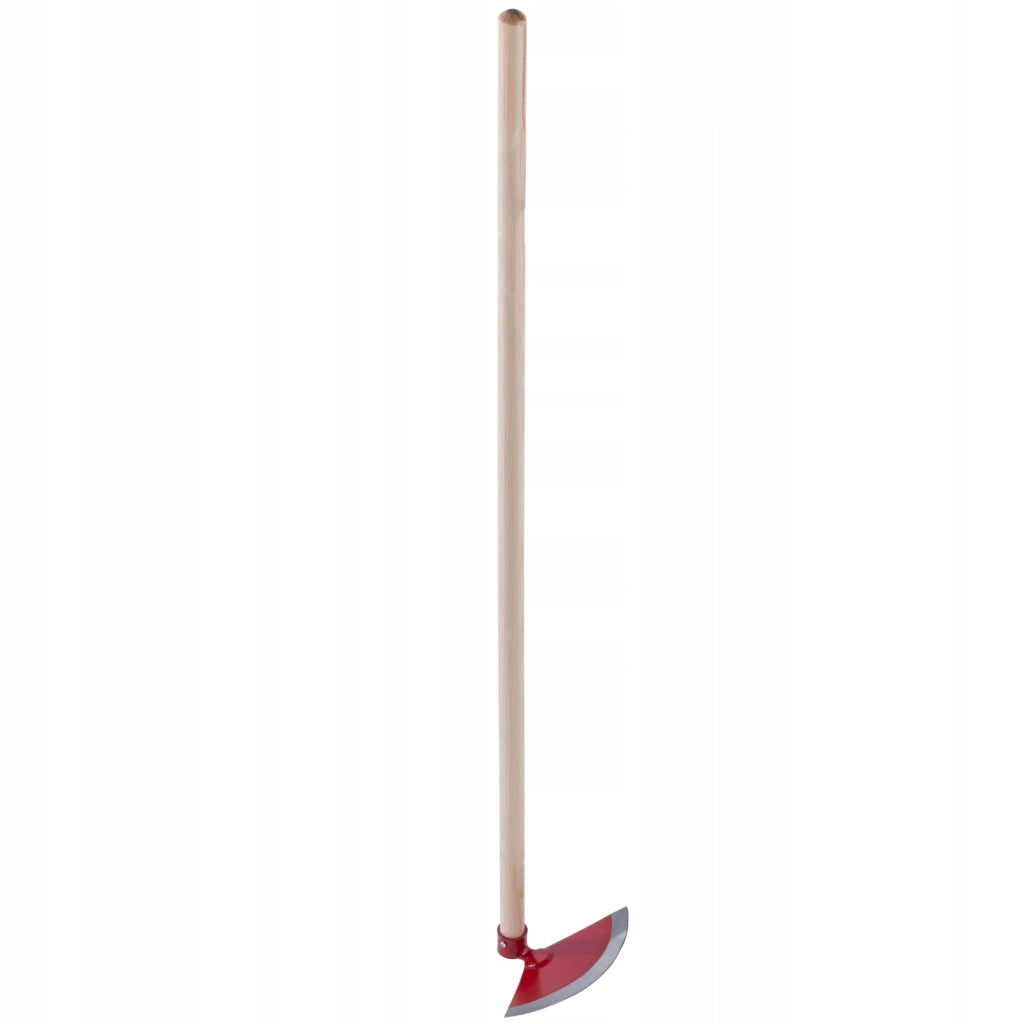 Zappa da giardino forgiata KADAX da 23 cm per estirpare le erbacce, con manico in legno.