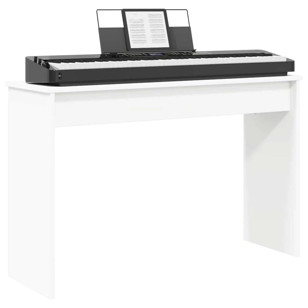 Supporto per Tastiera Bianco 100 x 32 x 64 cm Legno multistrato