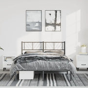 Giroletto con Testiera in Metallo Nero 150x200 cmcod mxl 106840