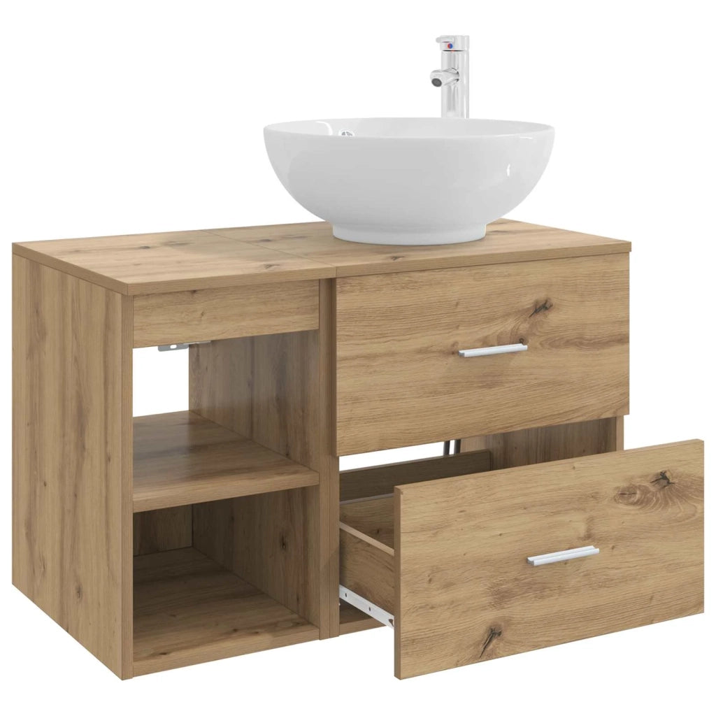 Set di mobili per il bagno 2 pcs Rovere Artigianale 3403919