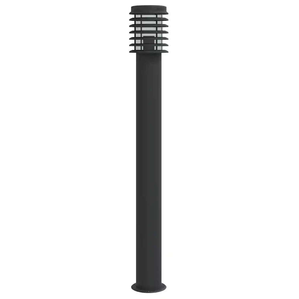 Lampade da Terra per Esterni 3 pz Nere 110 cm in Acciaio Inox CFW9252027