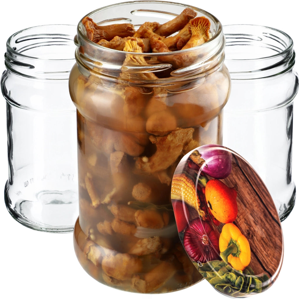 KADAX Seno vasetti 315ml 50pz 66mm + coperchi "Pepper"