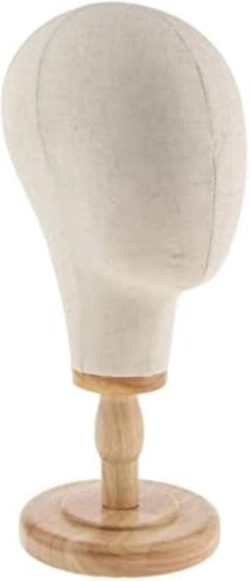 Manichino Testa - Bambola di Schiuma - Adattatore Caviglia - Testa Artificiale per Moda