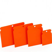 Set 4 spatole Giapponesi raschietto in plastica 48-73-97-116mm Art.9364400