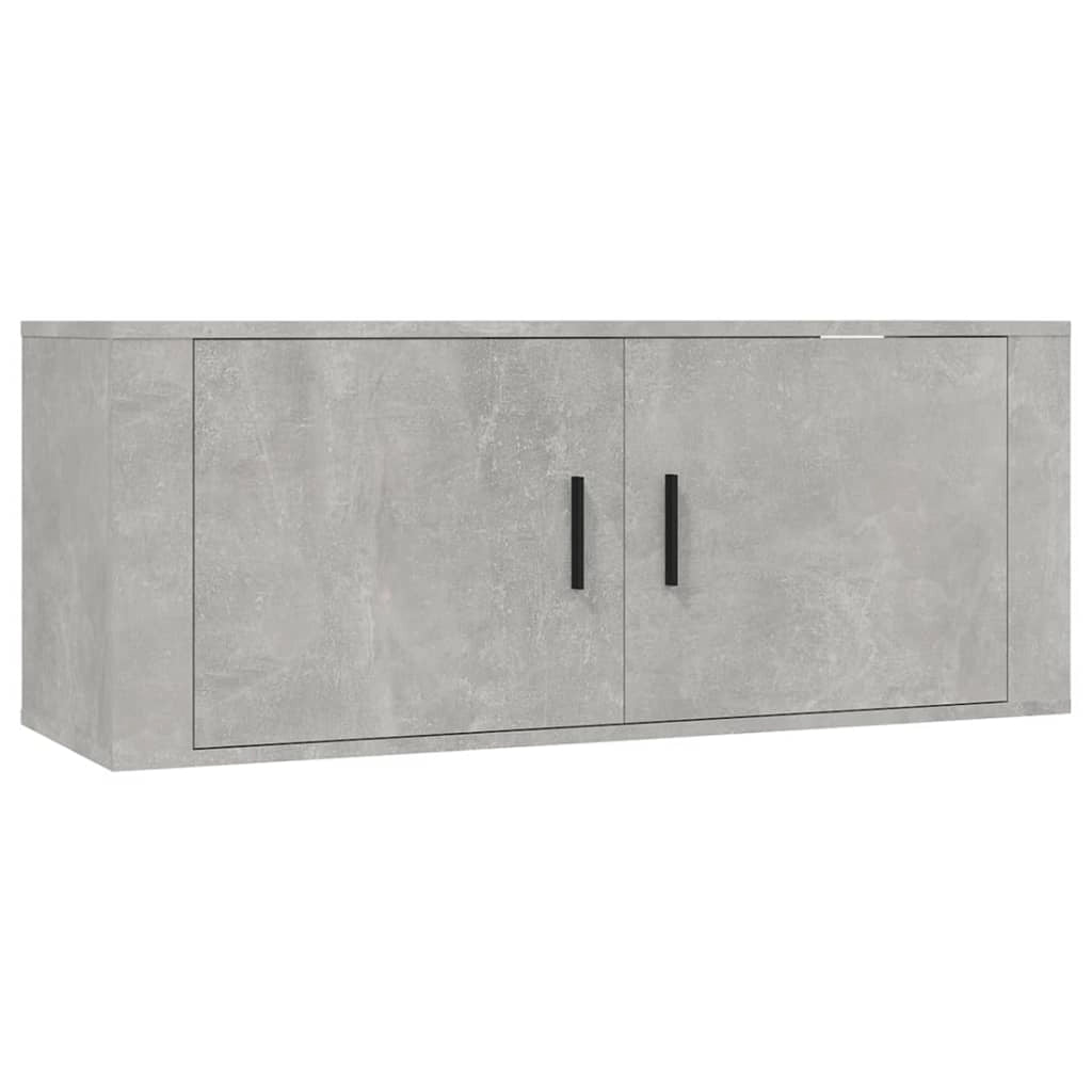 Set di mobili da 6 pezzi tra cui armadio credenza mobile TV televisore per soggiorno camera da letto salotto legno ingegnerizzato grigio 02_0025050