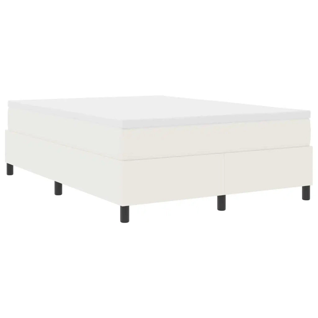 Struttura letto piattaforma Crema 140 x 200 cm Tessuto in Cords 3337414