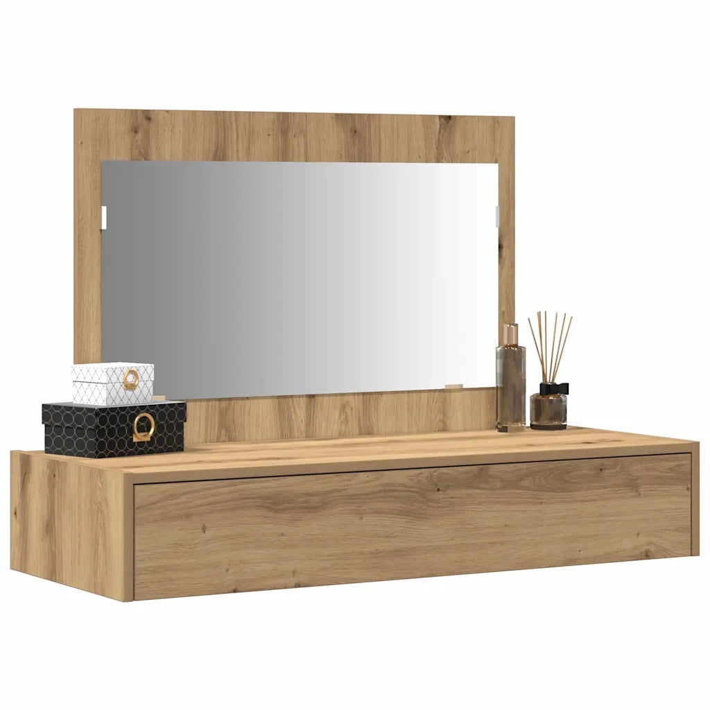 Tavolo da Trucco Marrone 100 x 40 x 70 cm Legno multistrato 865216