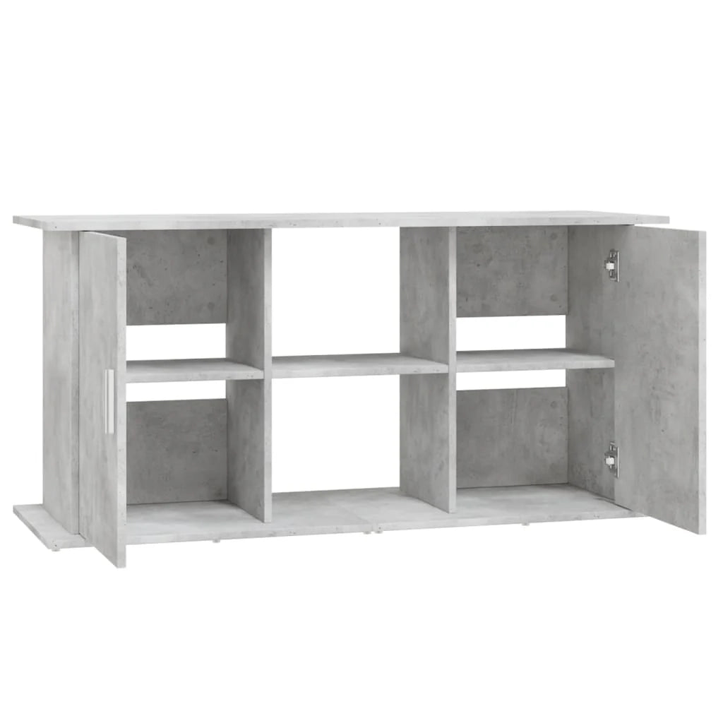 Base per mobiletto per acquario 121 x 41 x 58 cm legno ingegnerizzato grigio 02_0045053