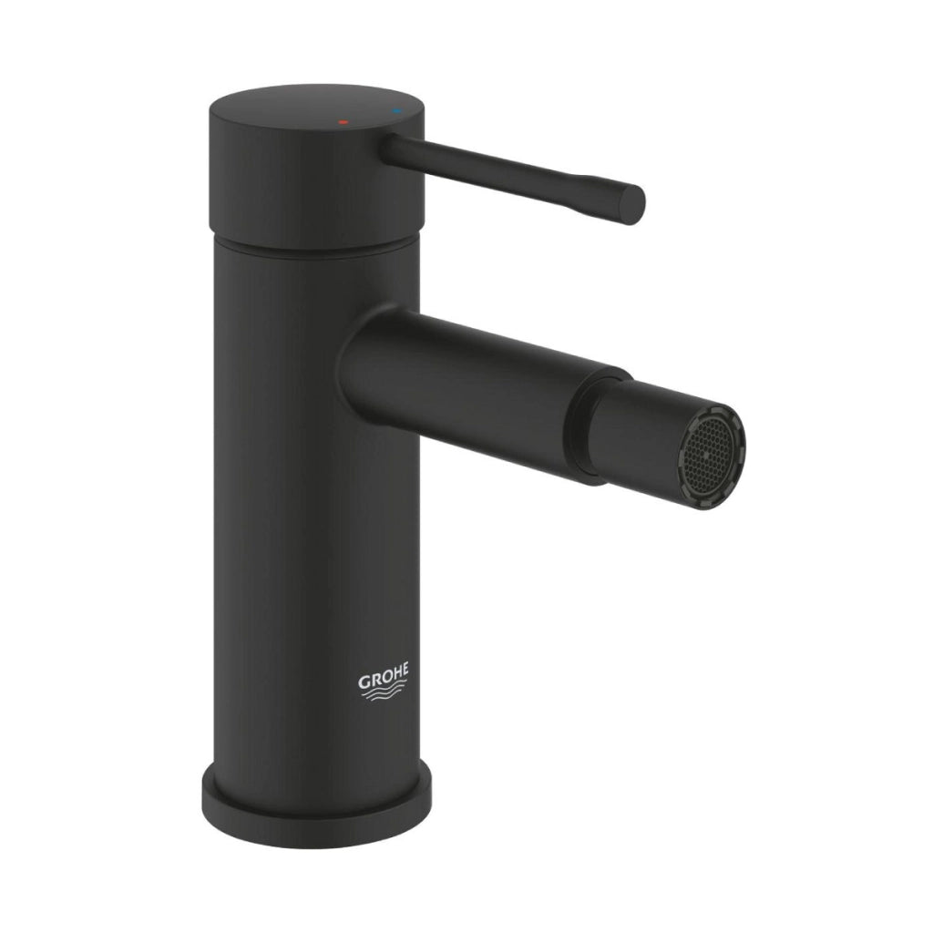 RUBINETTO MISCELATORE MONOCOMANDO NERO OPACO PER BIDET SERIE ESSENCE - NERO OPACO - SU ORDINAZIONE  - GRO