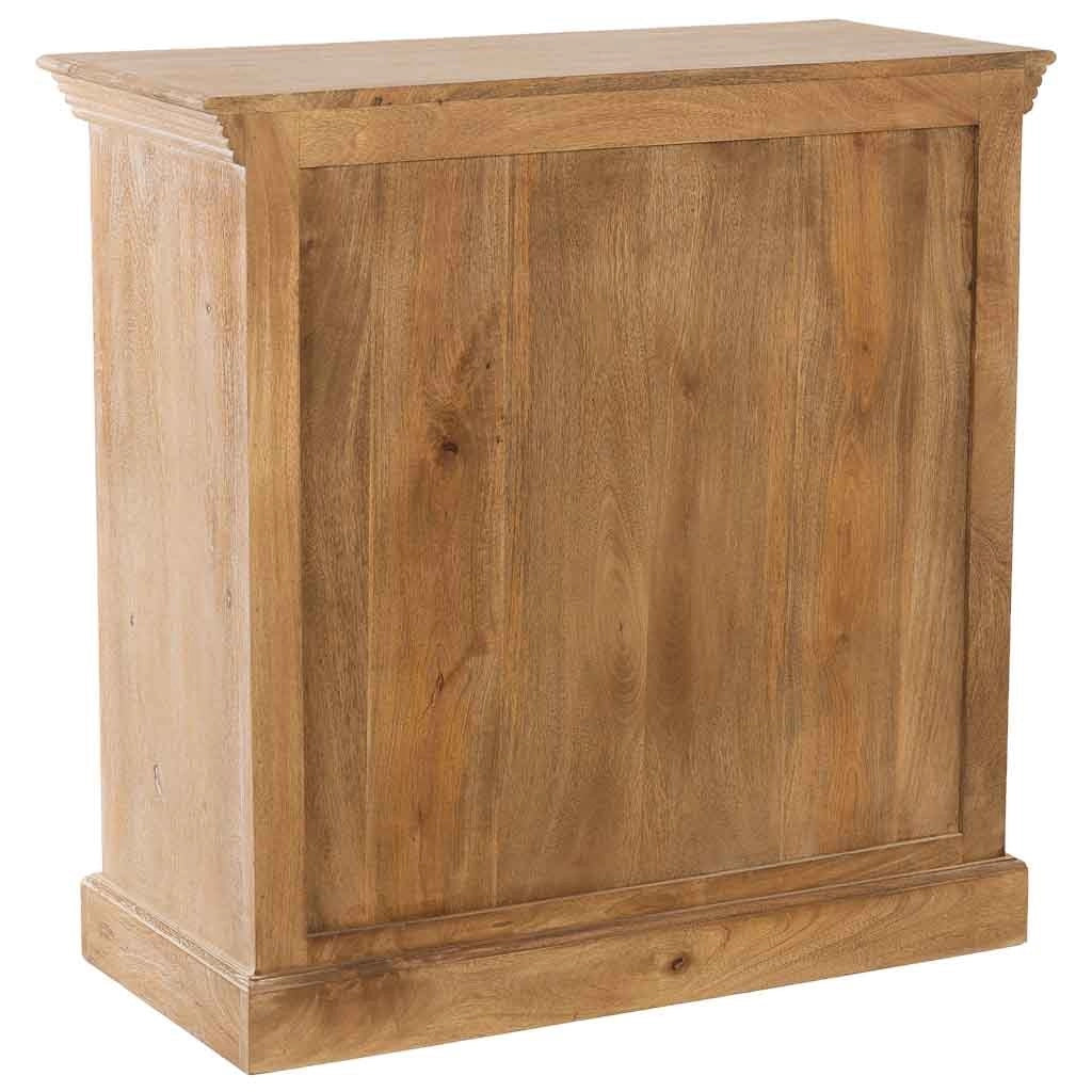 Credenza artigianale in legno a 4 cassetti 90x40x90h cm