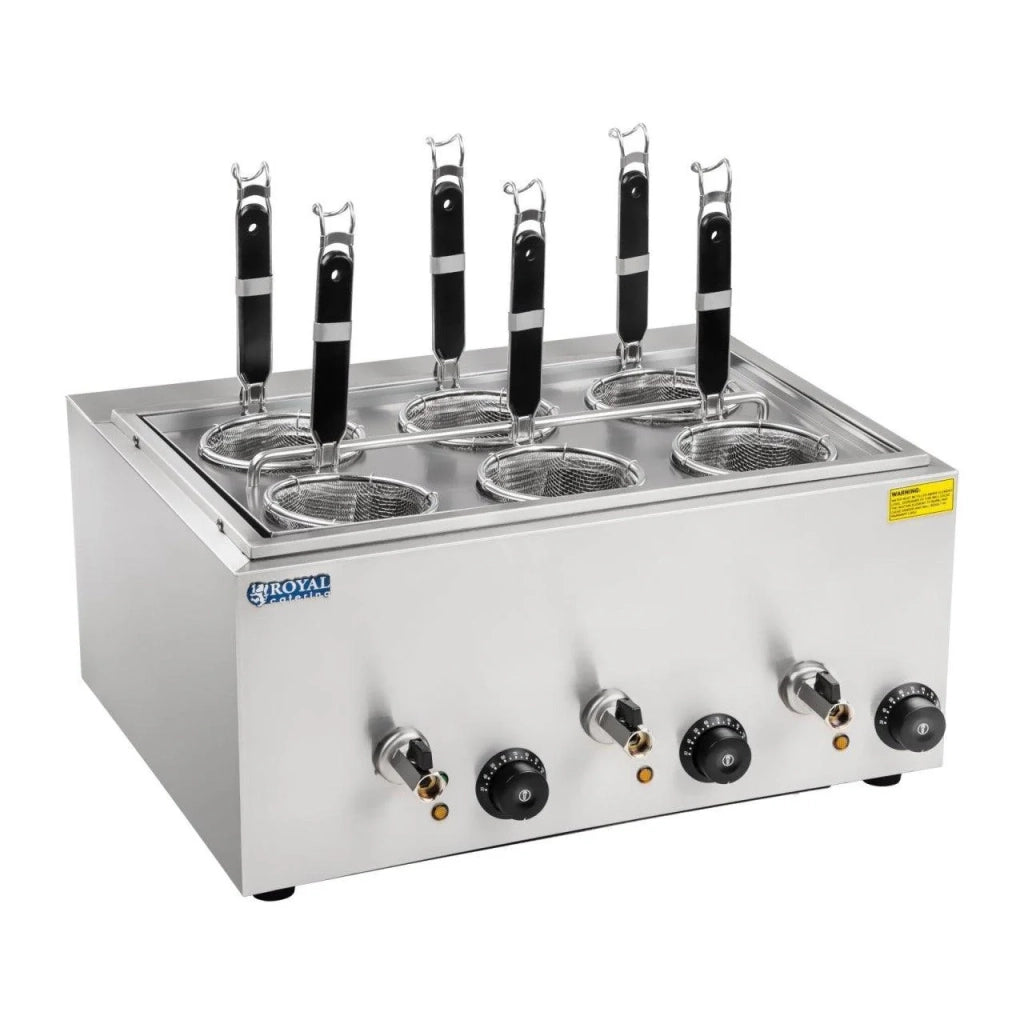 Cuocipasta in acciaio inox con 6 cestelli 14_0001268