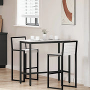 tavolo Bianco 100 x 50 x 91 cm Legno ingegnerizzato e acciaio