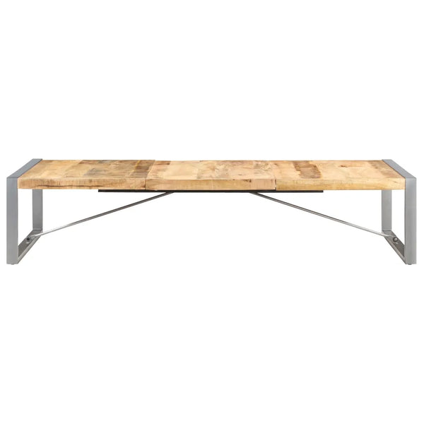 Tavolino da Salotto 180x90x40 cm in Legno di Mango Grezzo 321591