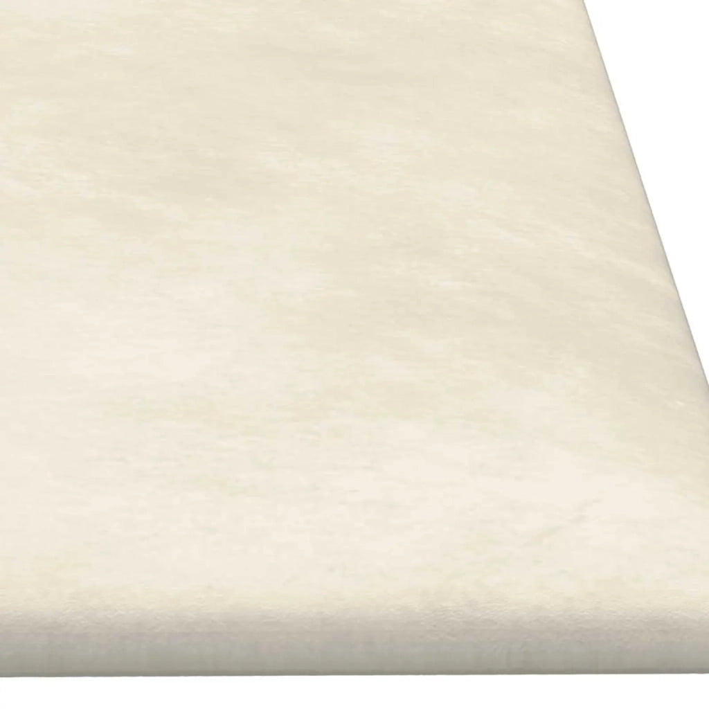 Testiera da Parete 12 pz Crema Velluto 42020548