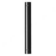 TUBO SMALTATO PER STUFE cm 50 ø 13 nero lucido EUROPROFIL