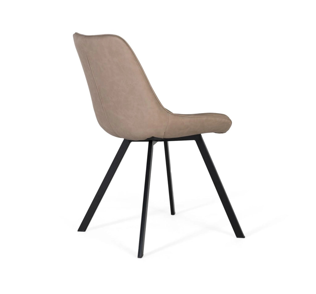 Set di due sedie in beige