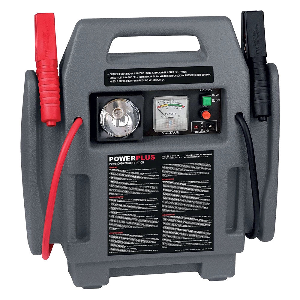 AVVIATORE DI EMERGENZA PORTATILE potenza massima 900 Ampere  - POWERPLUS