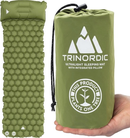 Matrice di Campeggio Inflatabile con Cuscino - Ultraleggera e Spazievendente per il Comfort All'Aperto