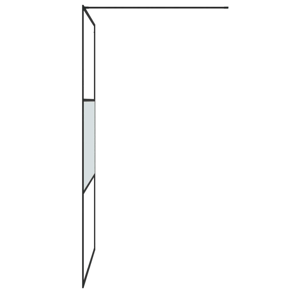 Parete Doccia Walk in 115x195 cm Vetro Semi Smerigliato ESG 152108