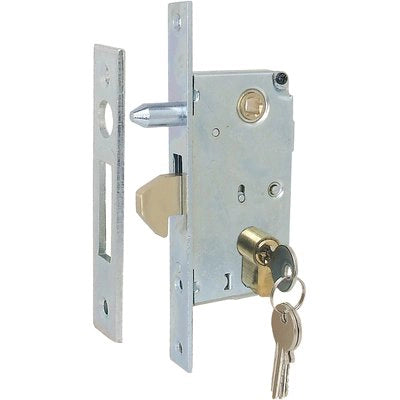 SERRATURA CANCELLO INFILARE A GANCIO S001 WORKIT - B.Q ZINC F.MM 22 C.SAGOM M1+Q8 E.MM 30