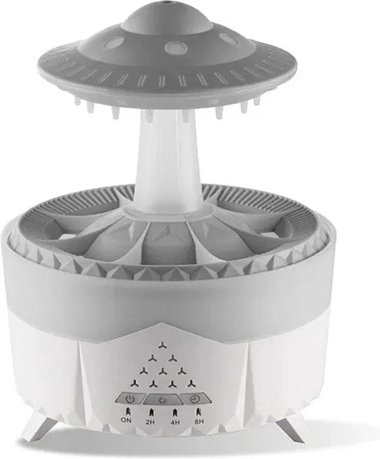 L'umidificatore con Aromaterapia - Incluso Regendruppels - Timer - Umidificatore e Diffusore - Calmante - Controllo Remoto -