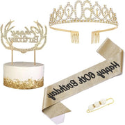 Corona di Strass per Festa di Compleanno - Regalo di Compleanno per Donna 60 anni