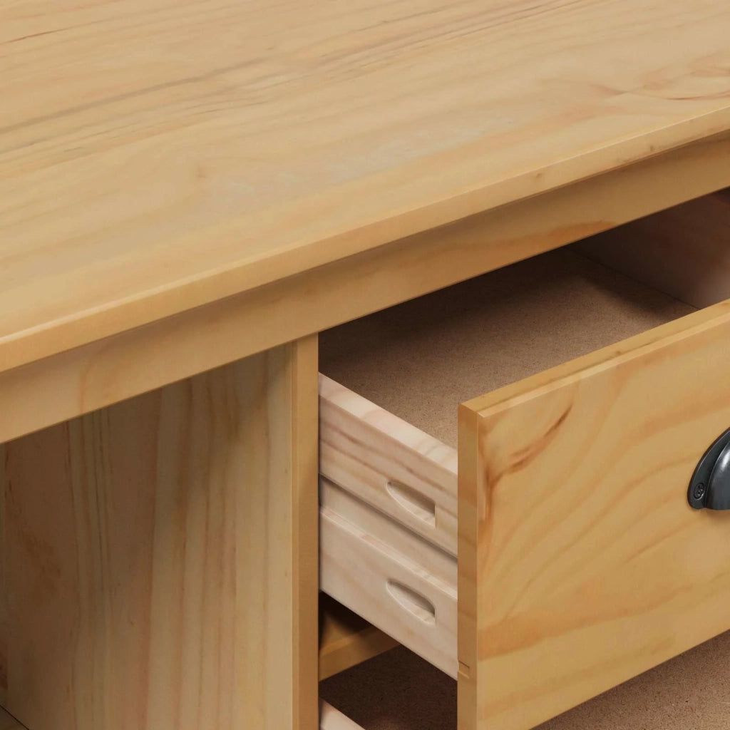 Credenza | Madia | Buffet da pranzo | Armadio da pranzo con cassetto HILL Marrone miele 154 x 40 x 80 cm