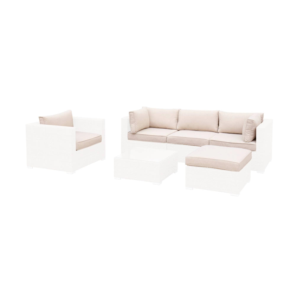 Set fodere per salotto caligari, beige