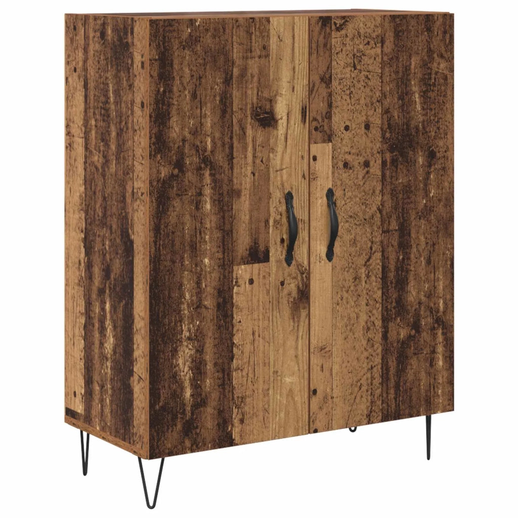 Credenza | Madia | Buffet da pranzo | Armadio da pranzo Legno vecchio 69,5 x 34 x 180 cm Legno multistrato