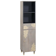 Mobile da Bagno Grigio 38 x 33 x 160 cm Legno di mango massello 4018794