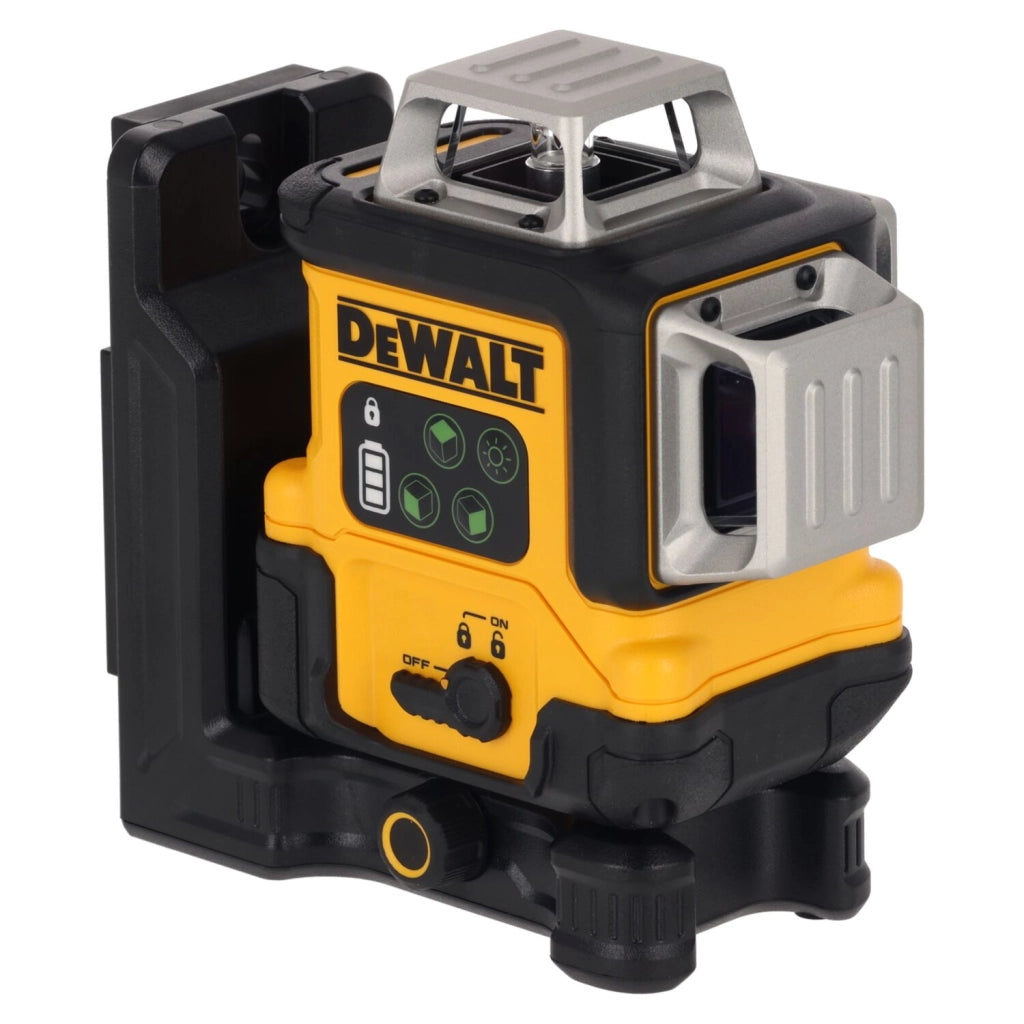 Tracciatore laser DeWalt DCLE14361GB-XJ 18V 3x360° luce verde USB-C autolivellante