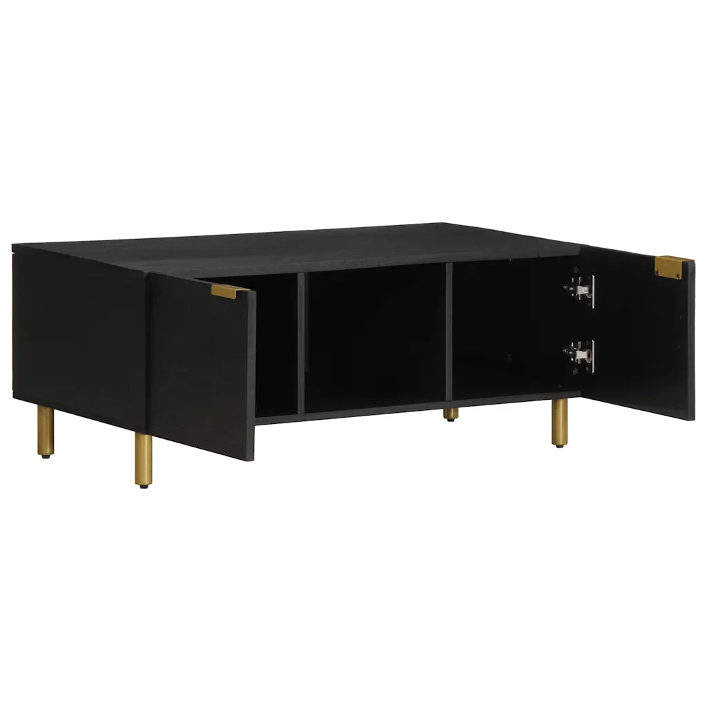 vidaXL Tavolino da Salotto Nero 100x54x40 cm in Legno Multistrato