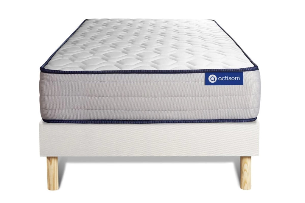 Kit rete e materasso matrimoniale Actilatex form 80x190cm - Spessore : 22cm - Lattice e memory foam - rigido