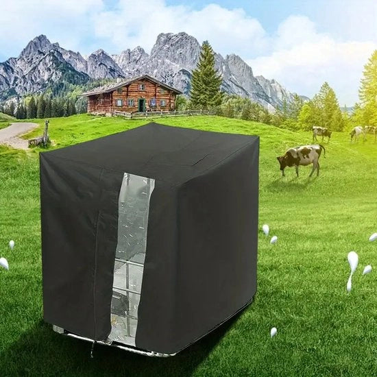 Resistente all'acqua copertura per serbatoio 1000 litri - Copertura impermeabile - Protezione UV - Copertura serbatoio 120 x 116 x 100 - Copertura per serbatoio - Copertura per tonnella di pioggia