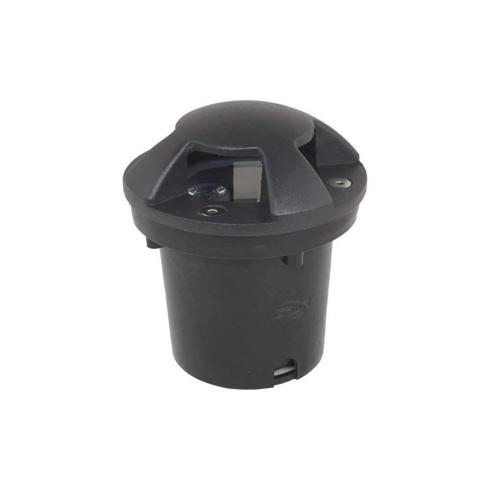 Trade Shop - Faretto 3w Watt 3 Led Segnapasso Terra Tondo Incasso 9901 Luce Verde Ip65 -