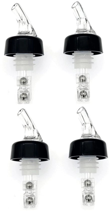 Spout per Verso Liquidi - 20ml Misuratore di Verso - Ideale per Cocktail - Rosso - Adatto per Liquore e Vino - Riciclabile - Dispositivo per Alcol...