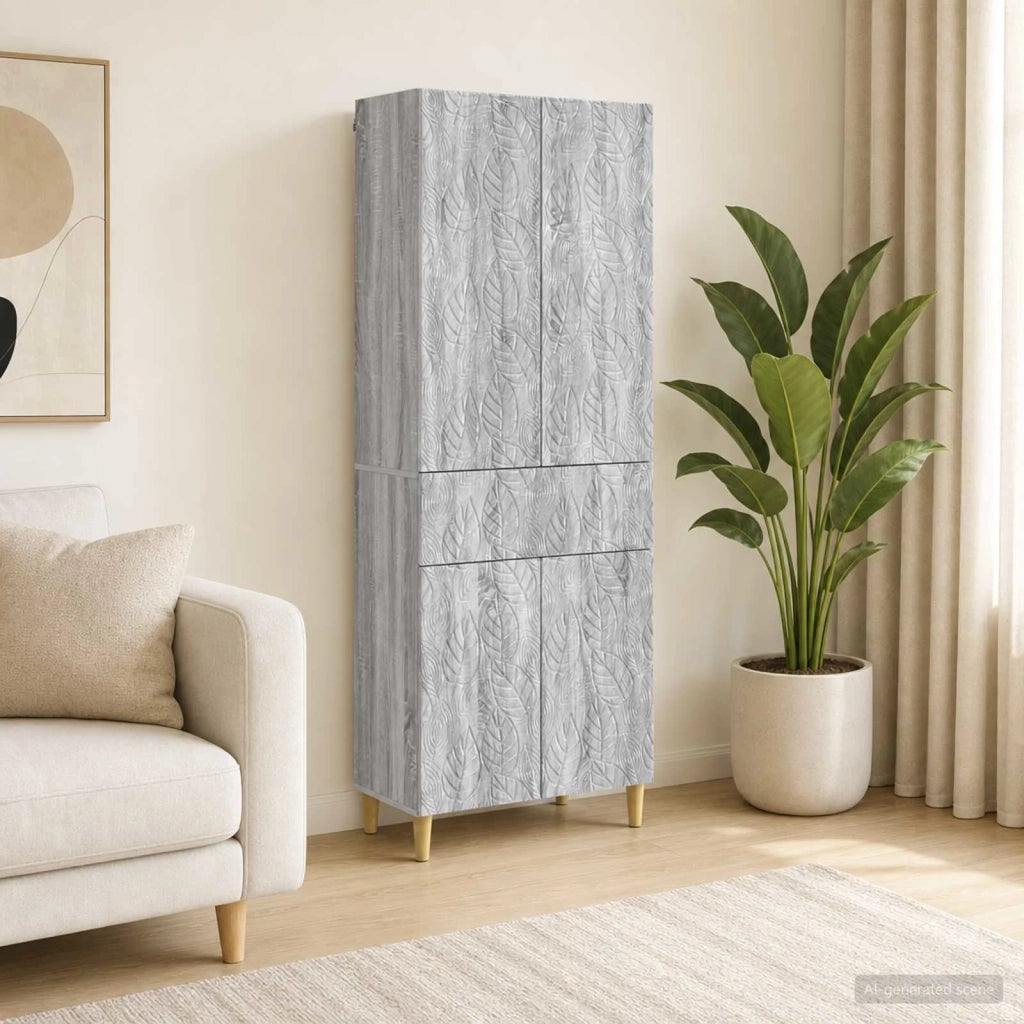 Set di armadi 2 pz Sonoma grigio Legno ingegnerizzato 3416751
