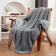 Deken microvezel fleece per tutti i periodi, morbido, soffice, caldo, accogliente per il divano e il letto.