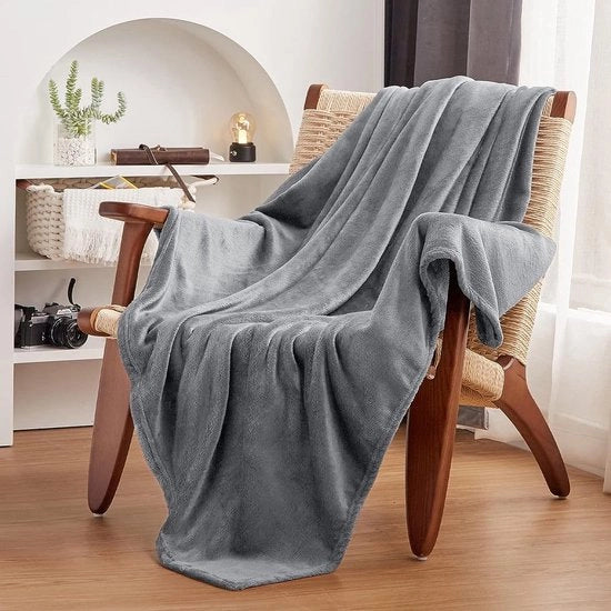 Deken microvezel fleece per tutti i periodi, morbido, soffice, caldo, accogliente per il divano e il letto.