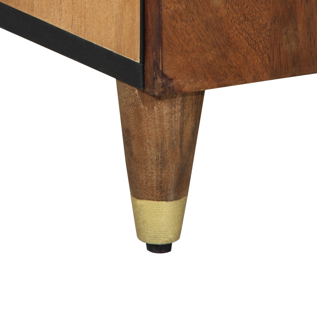 Buffet 60x33x75 cm in legno massello di mango
