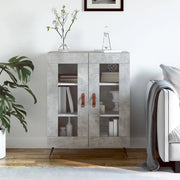 Credenza-Buffet-Armadio da cucina Grigio Cemento 69,5x34x90 cm in Legno Multistrato 620771