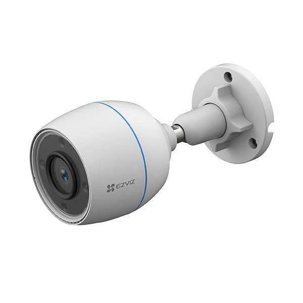 Ezviz S9162538 H3c Telecamera IP da Esterno 1080p Wi-Fi Dual Band Rilevamento AI Visione Notturna 30m IP67 colore Bianco