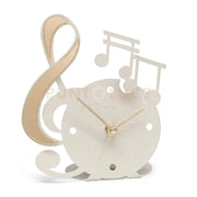orologio musica decorato Avorio in Ferro 13,5x15,5cmh