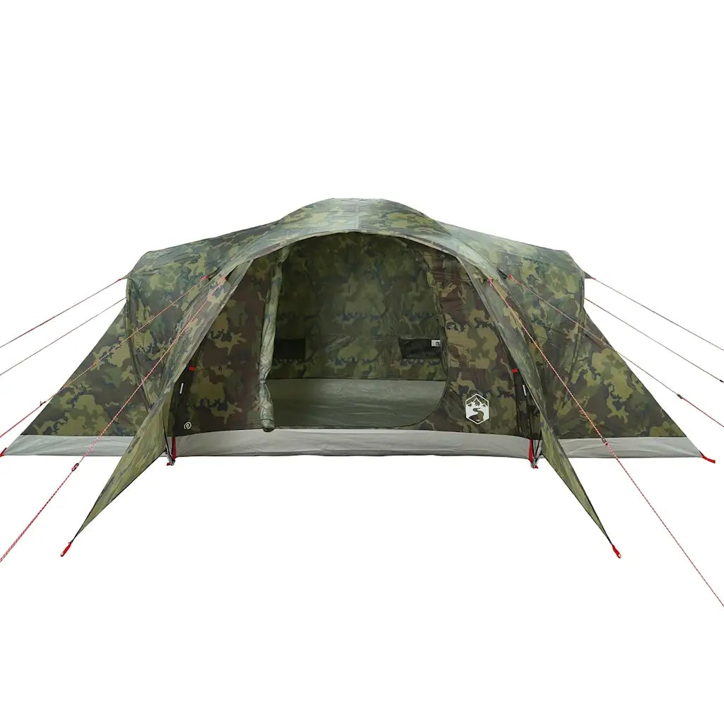 Tenda da Campeggio a Cupola per 6 Persone-Tenda per Escursionismo Mimetica Impermeabile 273991