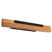 Applique legno quercia lampada parete LED 9W luce dimmerabile muro ufficio studio ingresso 230V MADERA