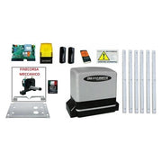 Kit Motore Automazione Cancello Scorrevole Automatico 6 Mt Cremagliera Zincata