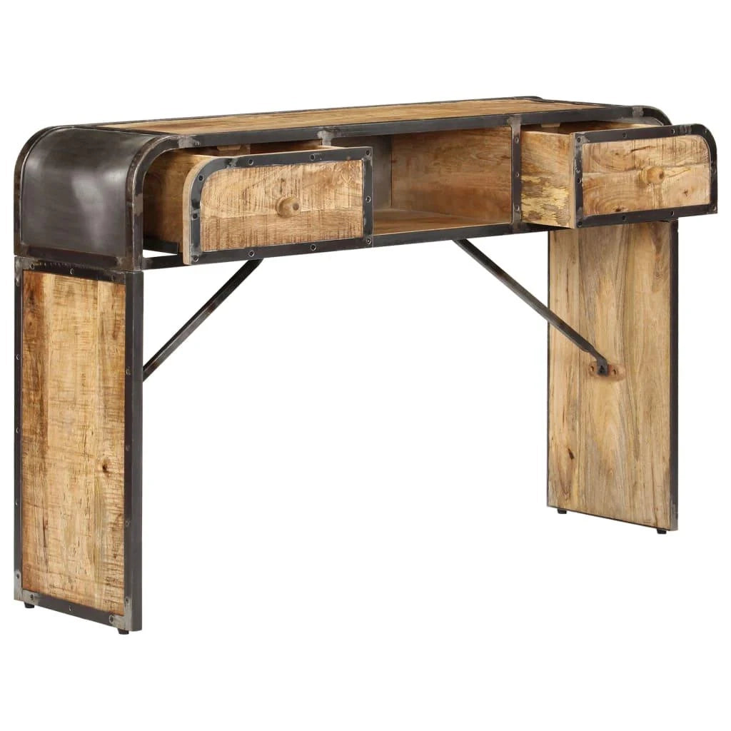 Buffet credenza mobiletto consolle mobile contenitore 120 cm legno massello di mango 4402200