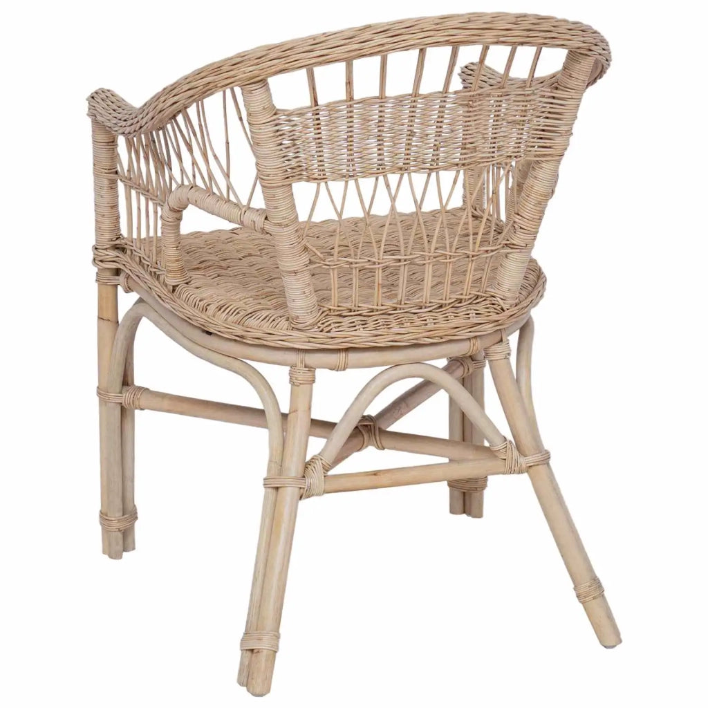 Sedia Impilabile Naturale 60 x 60 x 81 cm Rattan